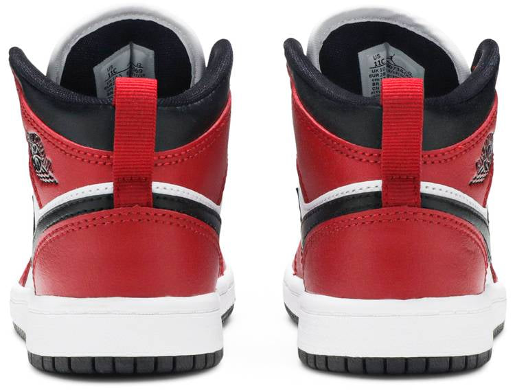 Air Jordan 1 Mid PS  Chicago Black Toe  640734-069